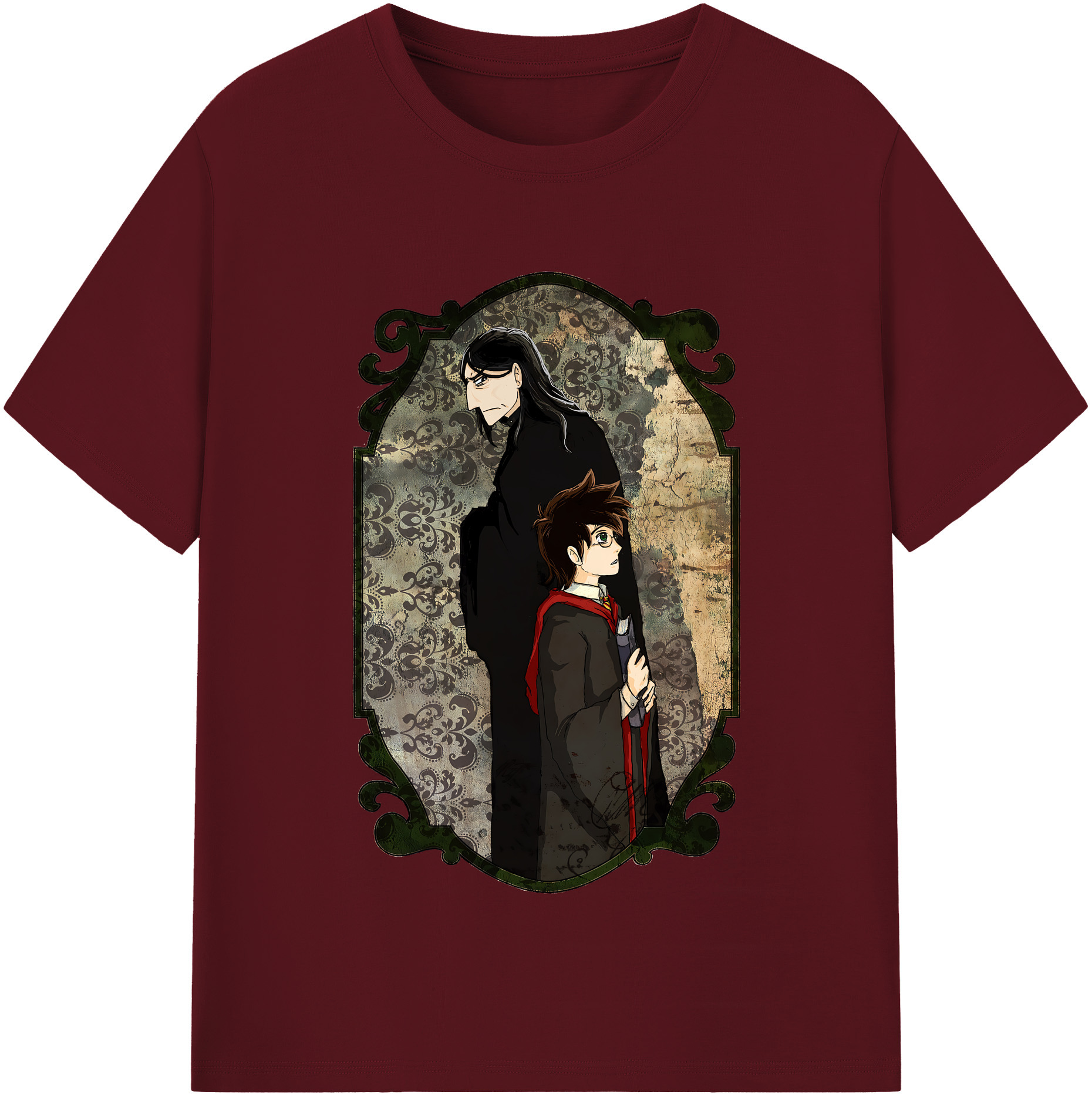 （画像用） Harry Potter ハリー・ポッターシリーズ 綿100％半袖Tシャツ（フロントプリント）